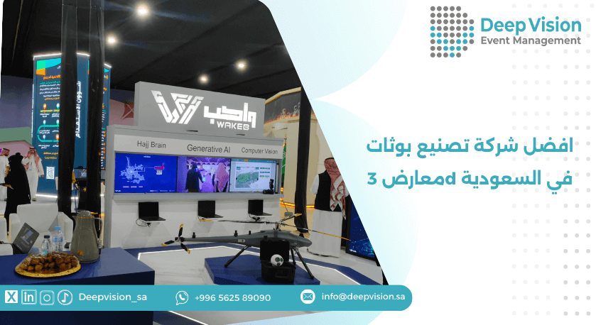 افضل شركة تصنيع بوثات معارض 3d في السعودية