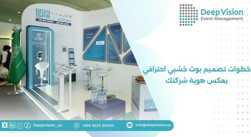 خطوات تصميم بوث خشبي احترافي يعكس هوية شركتك