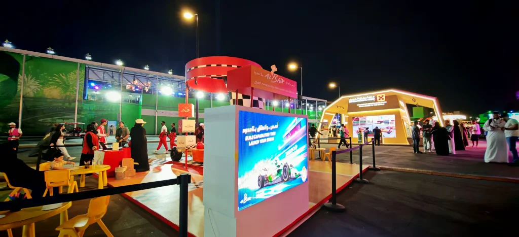 تنفيذ جناح البيك في الفورملا 1 بجدة 2025