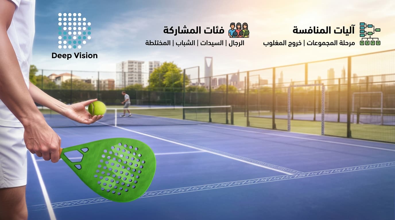 الأنظمة التقنية المتطورة لدعم بطولة البادل السعودية