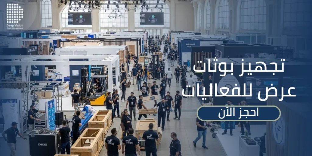 جميع خدمات تجهيز بوثات عرض للفعاليات