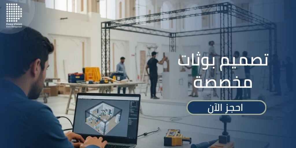 افضل شركة تصميم بوثات مخصصة للمعارض التجارية