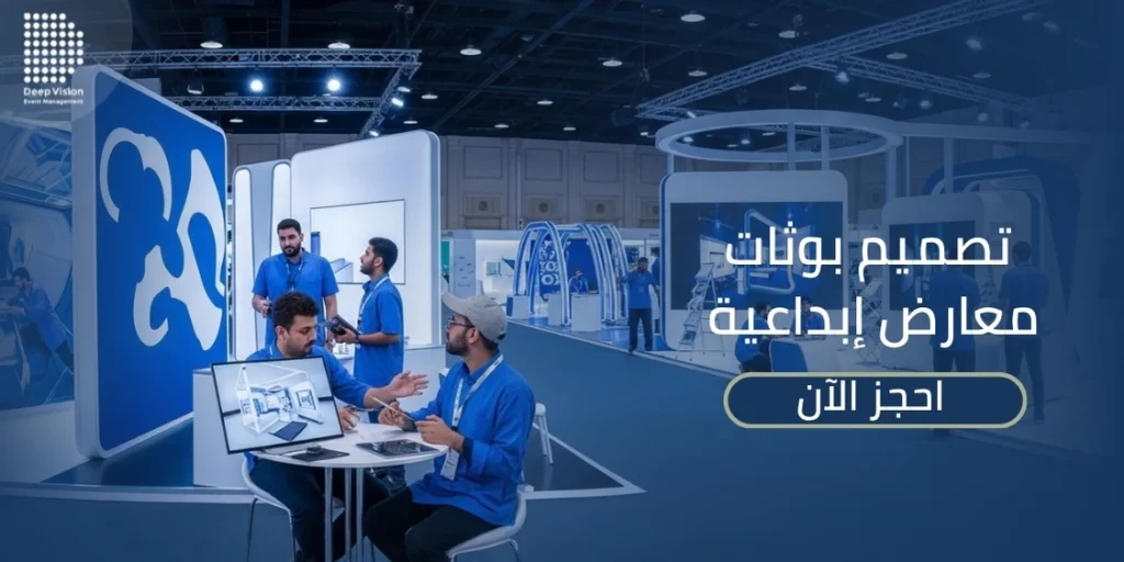 احصل علي تصميم بوثات معارض إبداعية تعكس هوية البراند