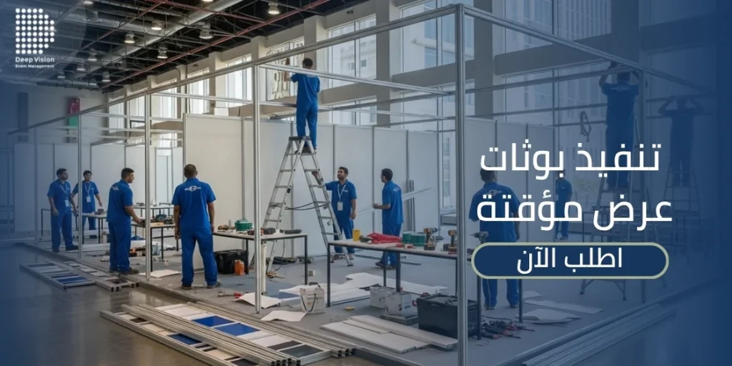 افضل خدمات تنفيذ بوثات عرض مؤقتة