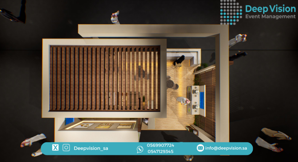 تصميم جناح امانة منطقة الجوف