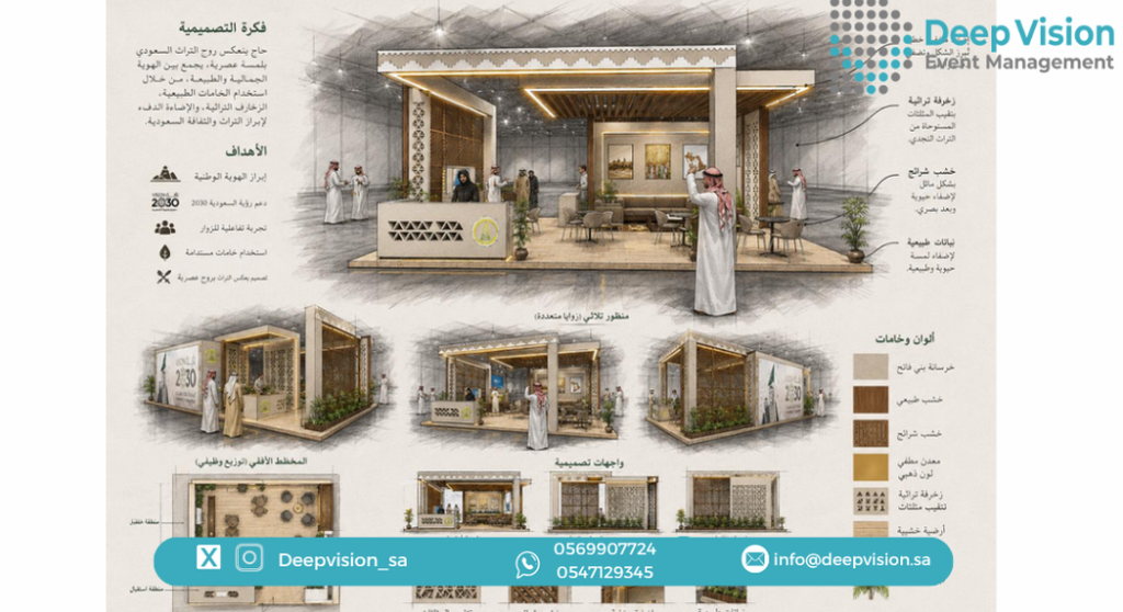 تصميم جناح امانة منطقة الجوف