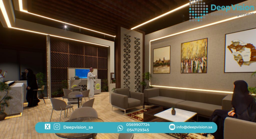 تصميم جناح امانة منطقة الجوف