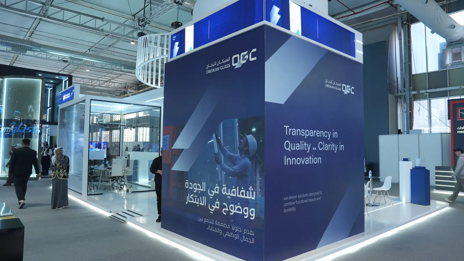 معايير السلامة والجودة عند اختيار مقاول تصنيع أجنحة معرض Saudi Build