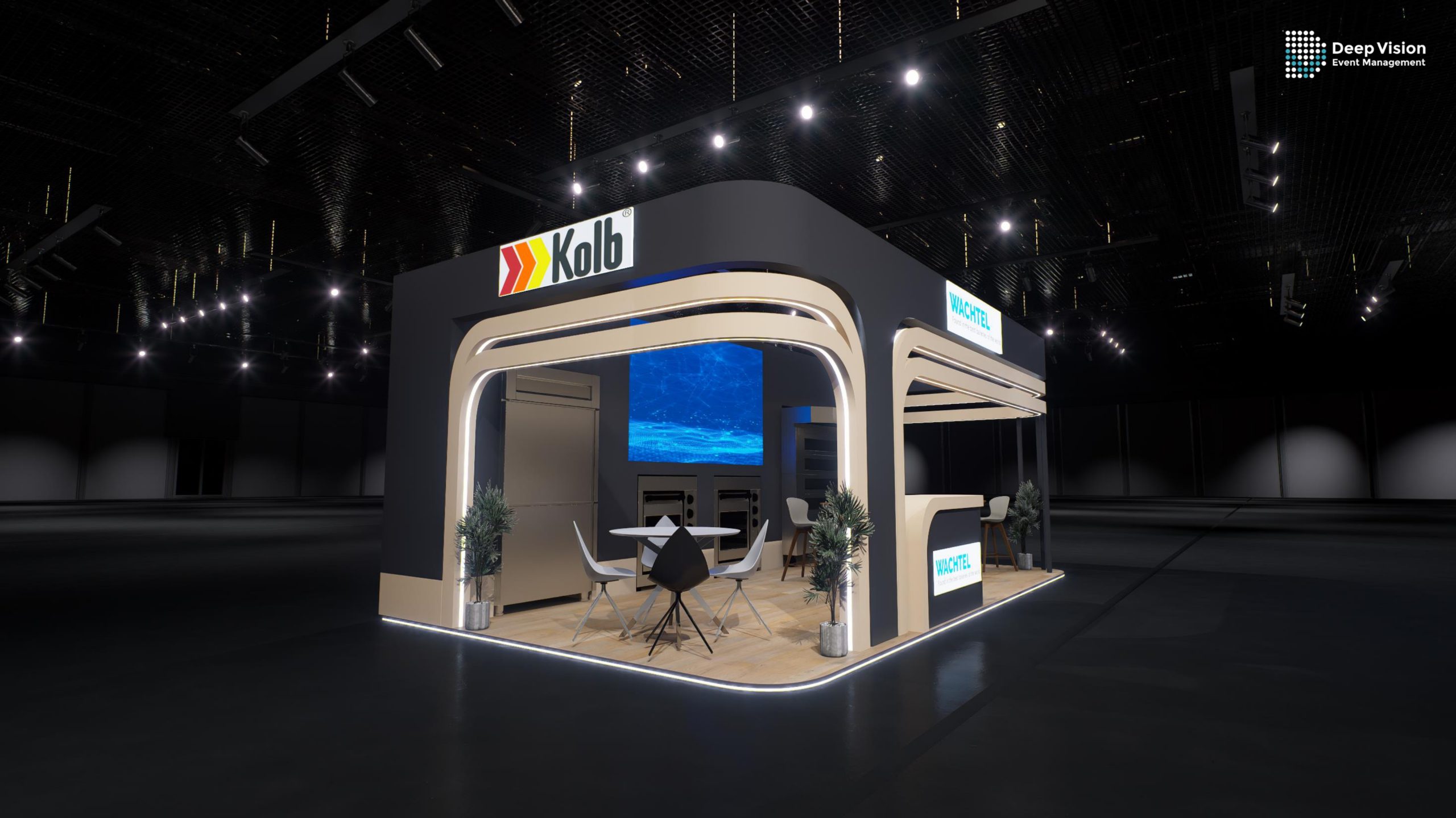 Sana Food Industries Booth Design — 3D Design