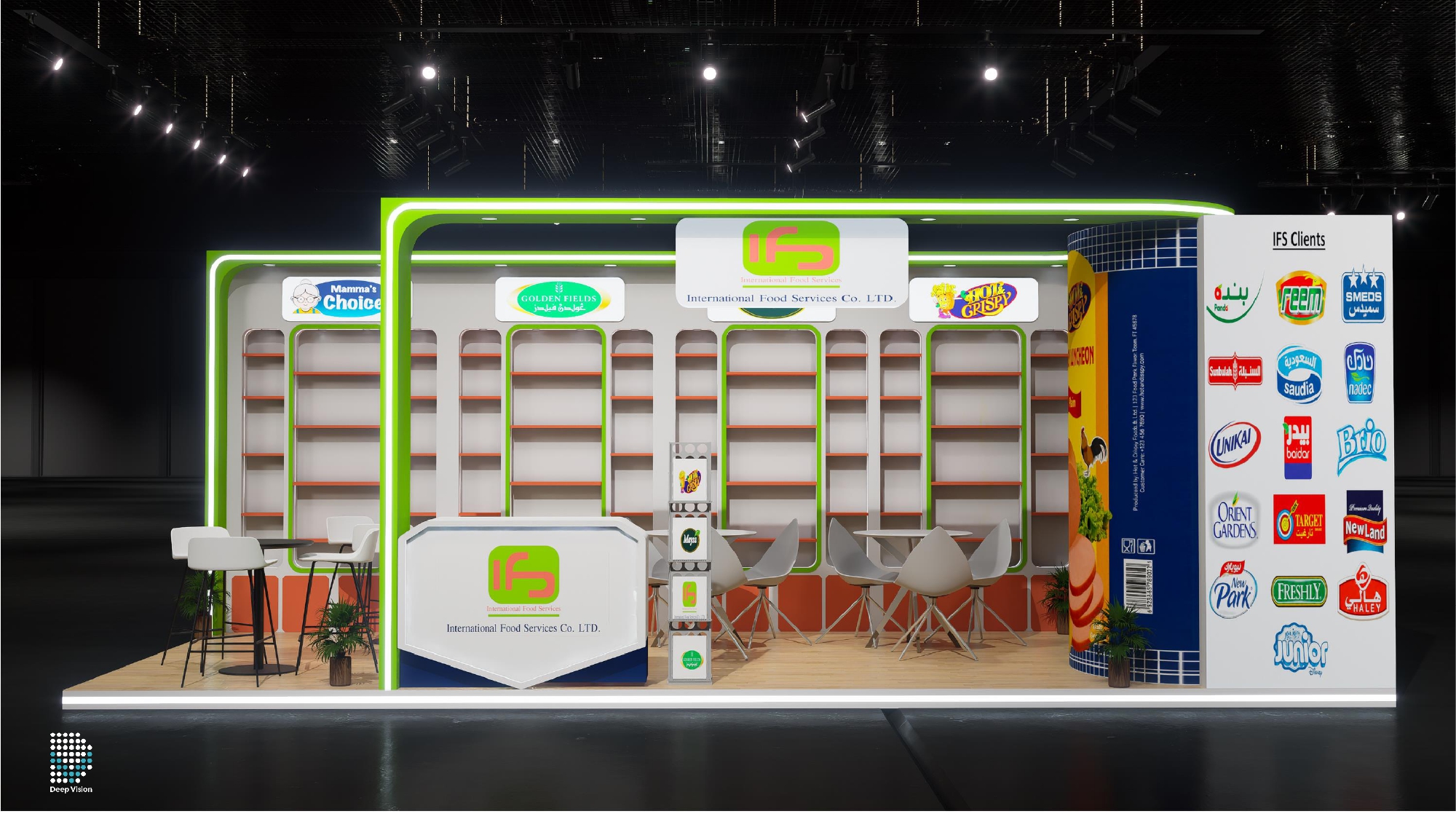 IFS Company Booth Design — 3D Design