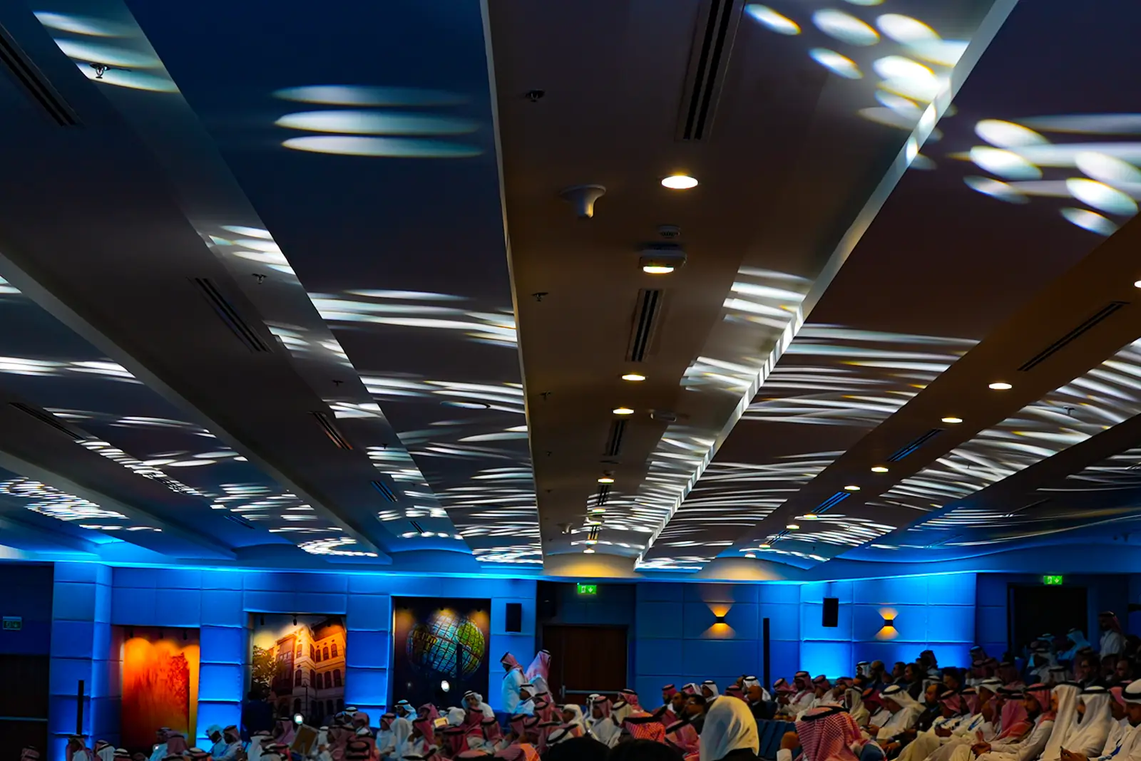 Architectural lighting at the Second Universities Coordination Meeting in Jeddah by Deep Vision
