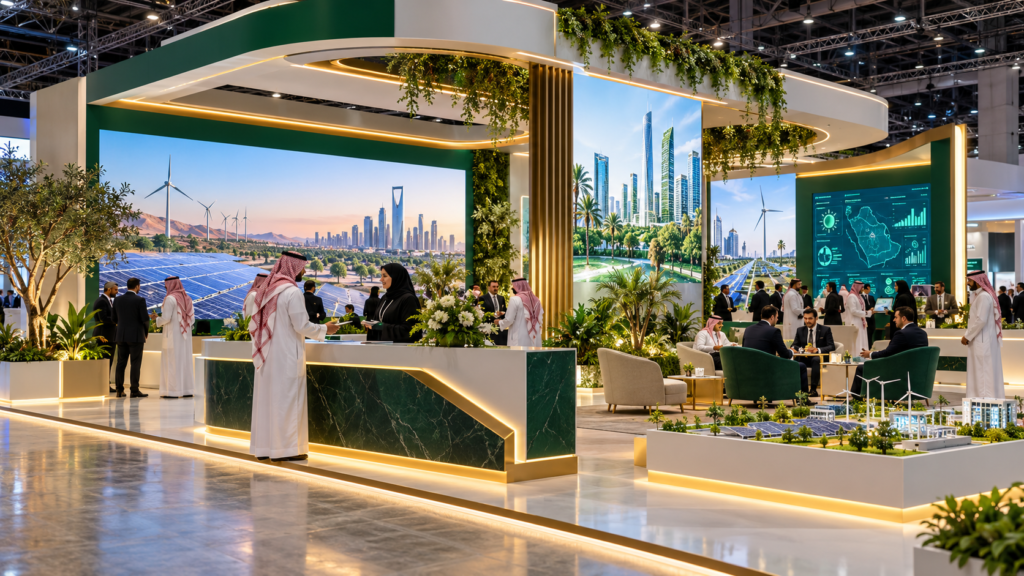 Energy Exhibition Booth Design Saudi Arabia